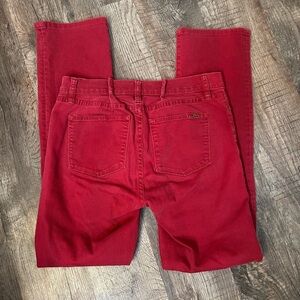 Lauren Ralph Lauren Red Jeans Women 6 Modern Straight